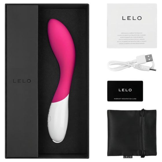 LELO Mona 2 - zahnutý vibrátor - růžová