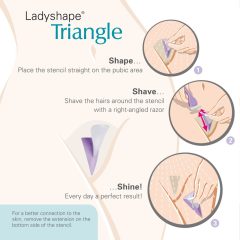   / LadyShape - pro dokonalý střih na intimních místech (trojúhelník)