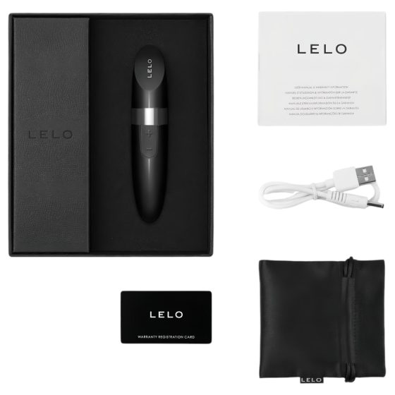 LELO Mia 2 - cestovní vibrátor ve tvaru rtěnky (černý)