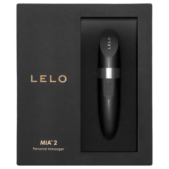 LELO Mia 2 - cestovní vibrátor ve tvaru rtěnky (černý)
