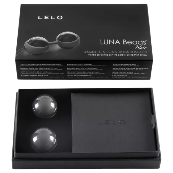 LELO Luna Noir - venušin kuličky - variabilní