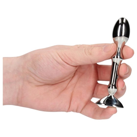 Aneros Tempo - ocelový anální dildo (stříbrný)