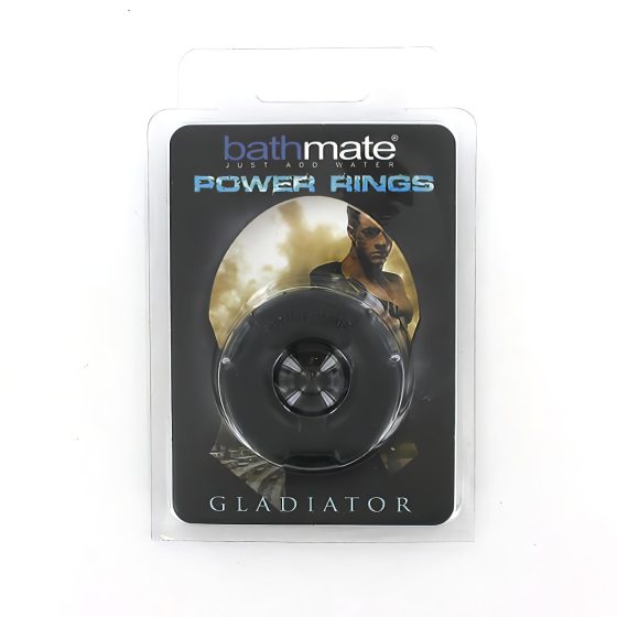 BathMate - Gladiátor silikonový erekční kroužek (černý)