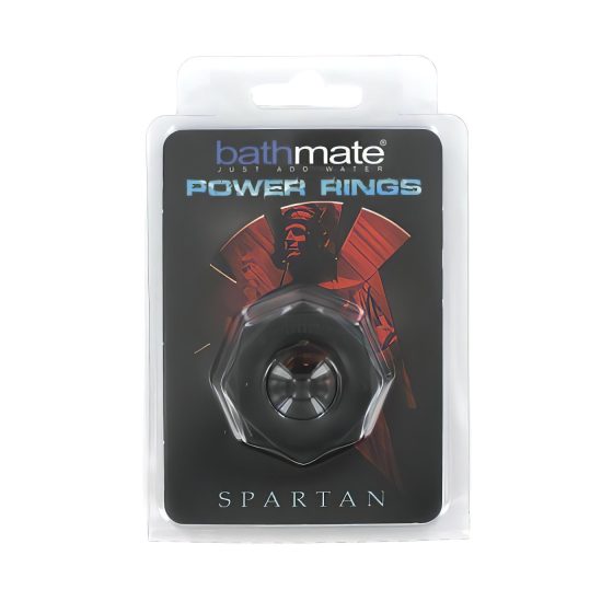 BathMate - Spartan silikonový erekční kroužek (černý)