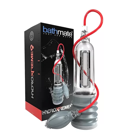 BathMate - vakuová pumpa na penis - set - průhledná