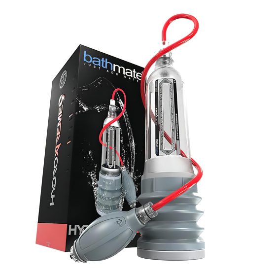 BathMate Xtreme Hydromax 9 - Hydropumpa sada (průhledná)