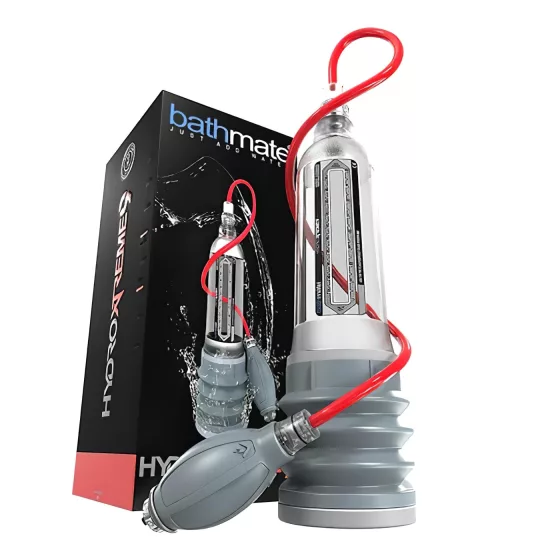Bathmate HydroXtreme 9 - sada s hydropumpou (průhledná)
