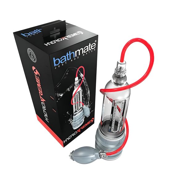 BathMate Xtreme Hydromax 9 - Hydropumpa sada (průhledná)