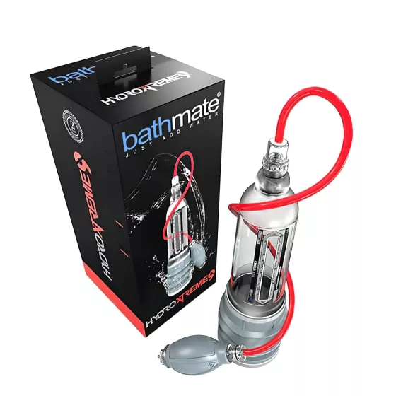 Bathmate HydroXtreme 9 - sada s hydropumpou (průhledná)