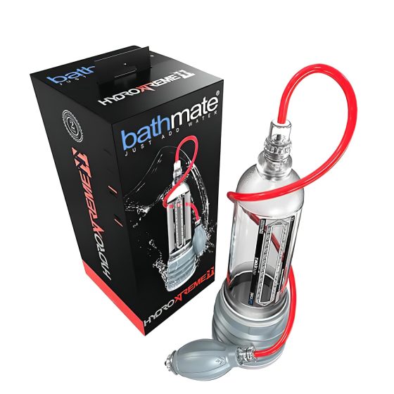 BathMate Xtreme Hydromax 11 - Hydropumpa sada (průhledná)