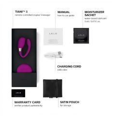 LELO - párový vibrátor - silikonový - fialový