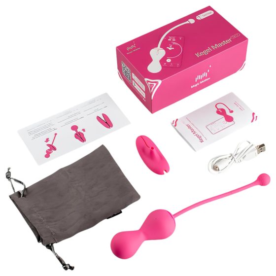 Magic Motion Kegel Master - Chytré venušiny kuličky duo (fialová)