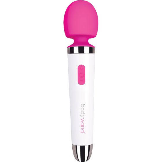 Bodywand Aqua Wand - vodotěsný masážní vibrátor (bílá-růžová)