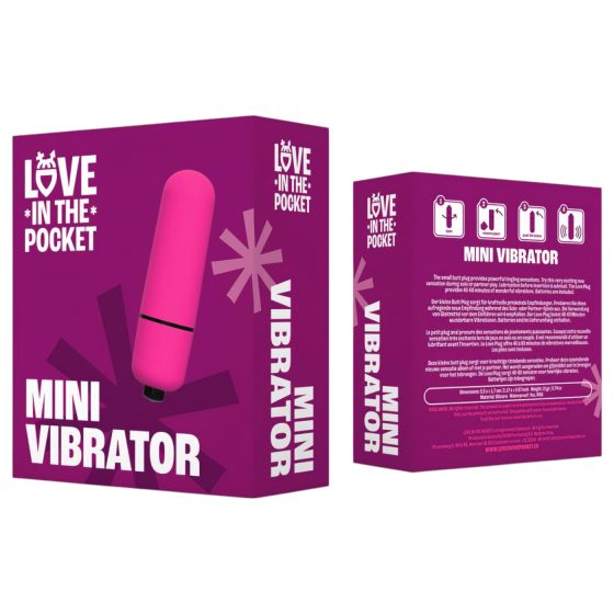 Love Bullet - vodotěsný mini vibrátor (růžový)