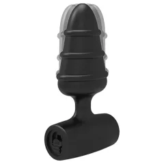 Love Plug - mini anální vibrátor - černý