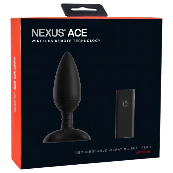 Nexus Ace - dálkově ovládaný, nabíjecí anální vibrátor (střední)