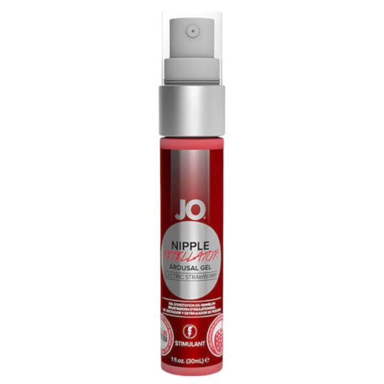 System JO - brnící gel na bradavky - jahoda (30 ml)