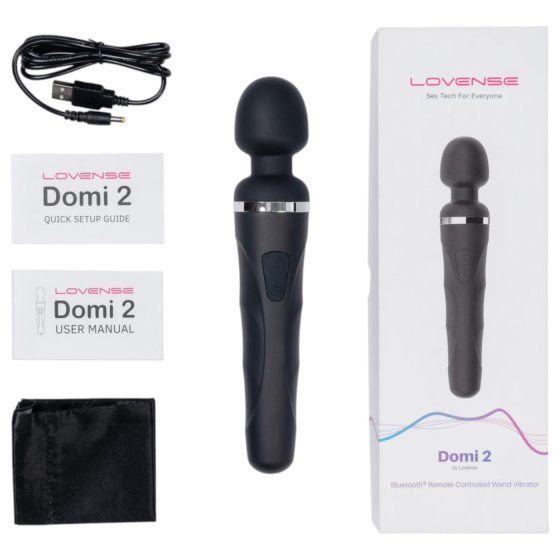 LOVENSE Domi 2 - chytrý masážní vibrátor (černý)