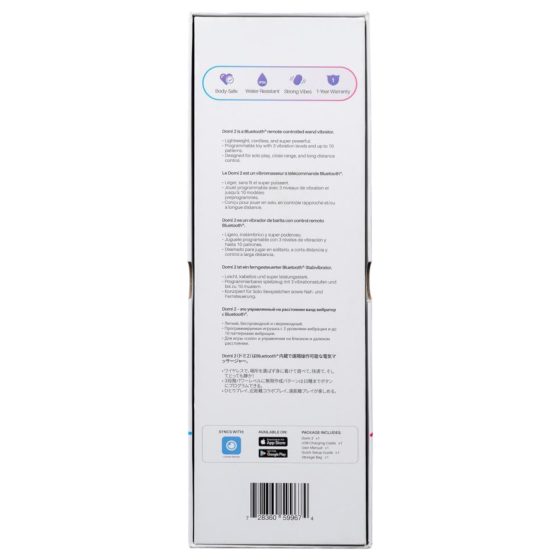 Lovense - masážní vibrátor - chytrý dálkově ovládaný - černý