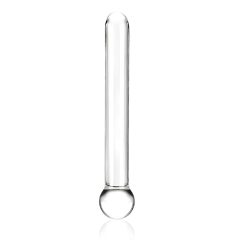 GLAS - klasický skleněný dildo (průhledný)
