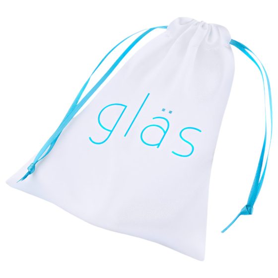 GLAS Galileo - skleněný anální kolík (černozlatý)