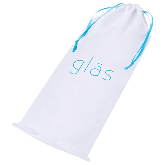 GLAS - skleněné dvojité anální dildo (průhledné)