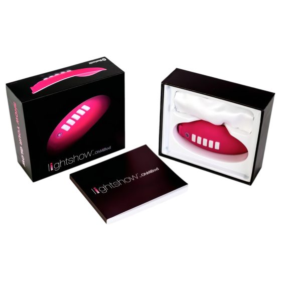 OHMIBOD Lightshow - chytrý vibrátor na klitoris s LED světly (růžový)
