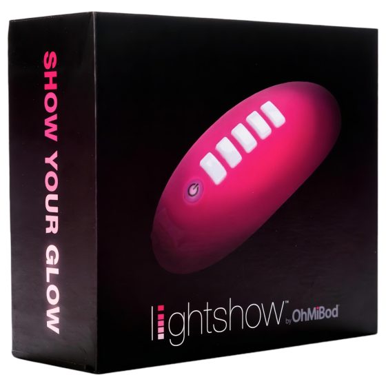 OHMIBOD Lightshow - chytrý vibrátor na klitoris s LED světly (růžový)