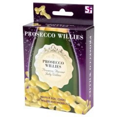   Prosecco Willies - želé bonbony ve tvaru penisu - příchuť prosecco - 120g