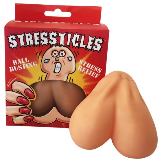 Stressticles - antistresový míček - varlata (přírodní)