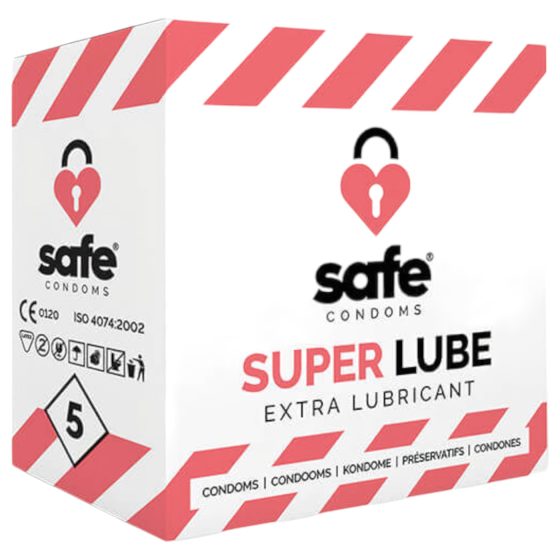 SAFE Super Lube - extra lubrikovaný kondom (5 ks)