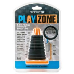 Play Zone - penis kroužky a prodlužovací sada (9 dílů)