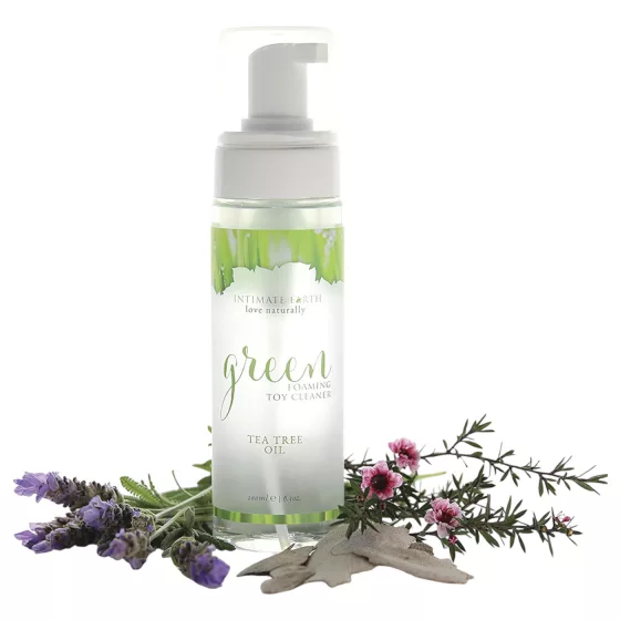 Intimate Earth Green Tee - dezinfekční a čisticí sprej (100 ml)