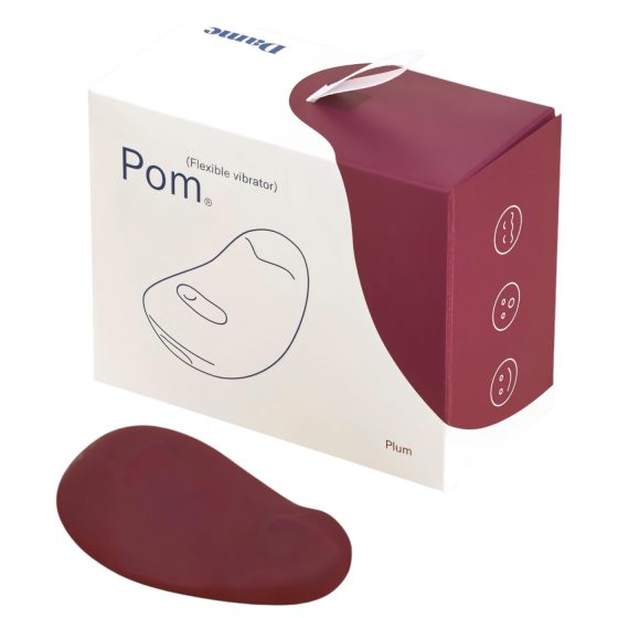 Dame Pom - akumulátorový stimulátor klitorisu (fialový)