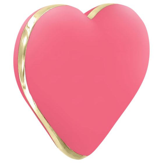 RS Icons Heart - nabíjecí vibrující stimulátor klitorisu (korálový)