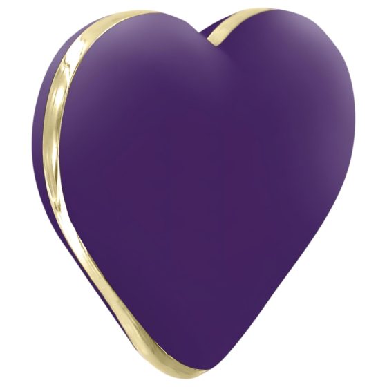 RS Icons Heart - akumulátorový vibrátor na klitoris (fialový)
