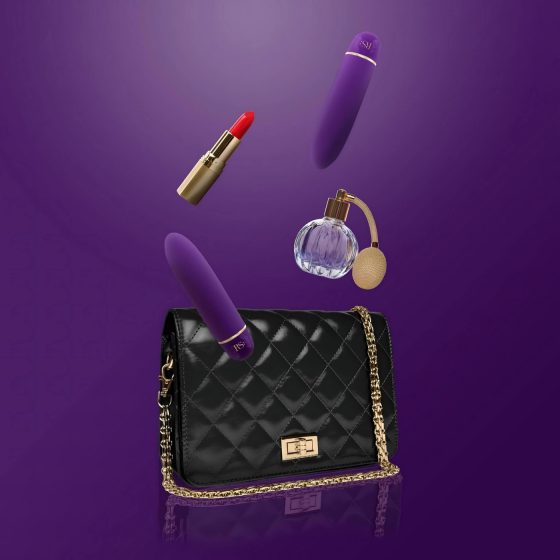Rianne Essentials Classique Deep - silikonová rtěnka vibrátor (fialový)