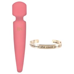   Rianne Bella Wand - vodotěsný masážní vibrátor (korálová)
