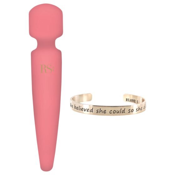 Rianne Bella Wand - vodotěsný masážní vibrátor (korálová)