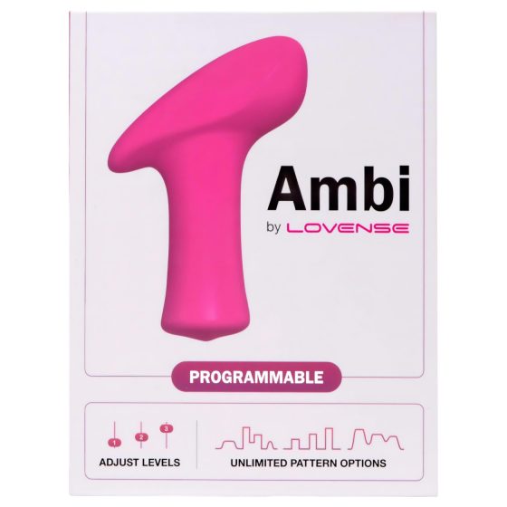 LOVENSE Ambi - chytrý, dvoumotorový vibrační stimulátor klitorisu (růžový)