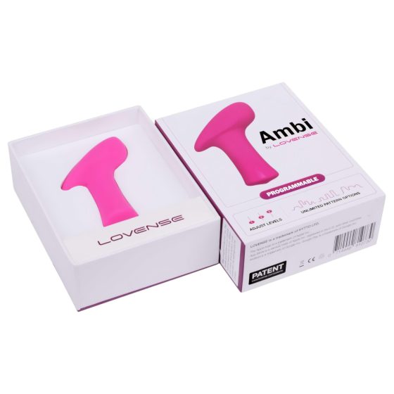 LOVENSE Ambi - chytrý, dvoumotorový vibrační stimulátor klitorisu (růžový)