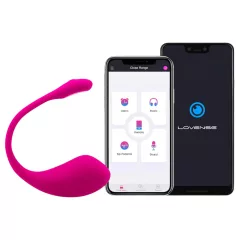   Lovense Lush 2 - nositelné vibrační vajíčko ovládané aplikací (růžové)