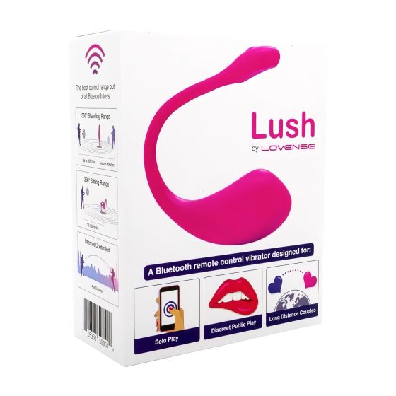 Lovense Lush 2 - vibrační vajíčko - chytré - růžové