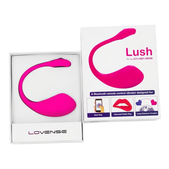 Lovense Lush 2 - vibrační vajíčko - chytré - růžové
