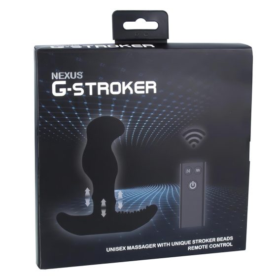 Nexus G-Stroker - dálkově ovládaný prostatický vibrátor (černý)