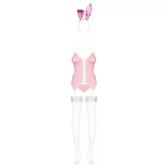 Obsessive - kostým zaječice - růžová - L/XL