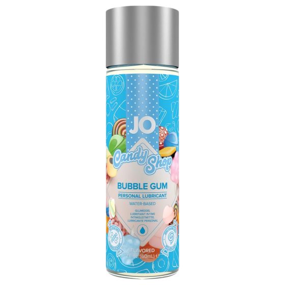 JO Candy Shop Bubble Gum - lubrikant na vodní bázi - 60 ml