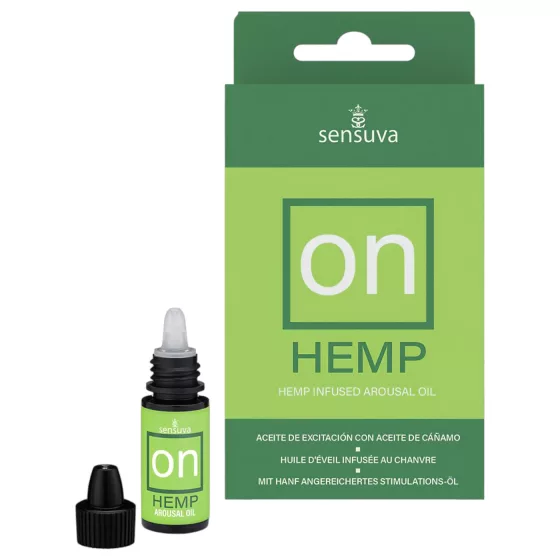 Sensuva Hemp - stimulační intimní olej pro ženy - 5 ml