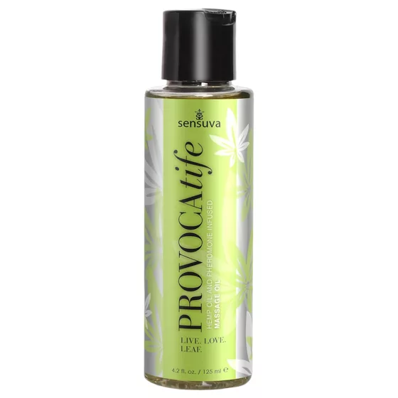 Sensuva Provocatife Hemp - feromonový masážní olej - 120 ml