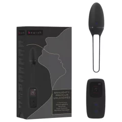   B SWISH Premium - nositelné akumulátorové, rádiové vibrační vajíčko (černé)